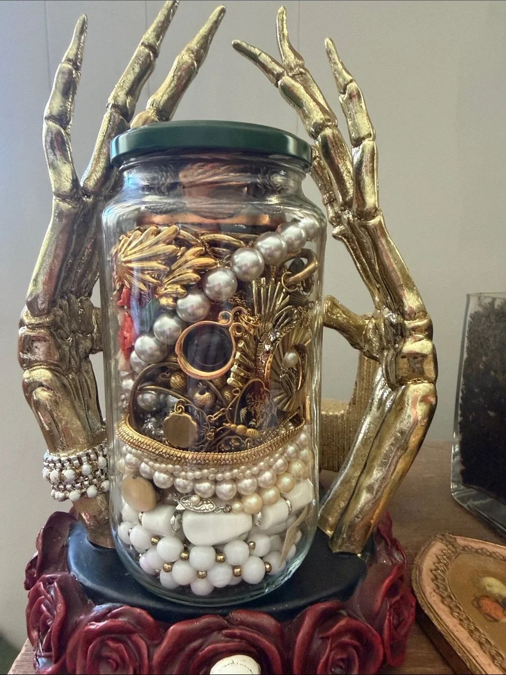 Travel with my mystery jewelry jar - yes to some signed pieces!